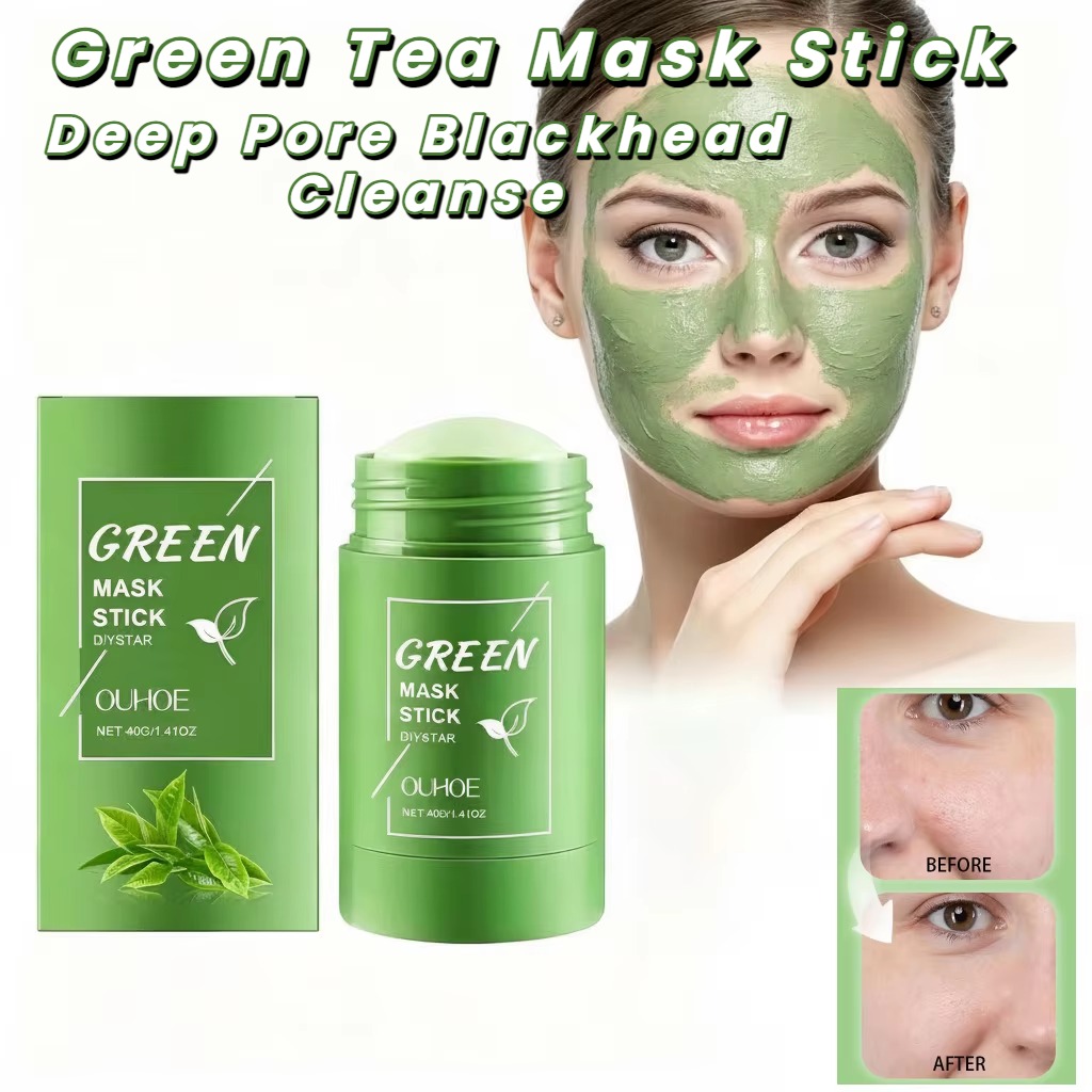 Green Tea Cleansing Clay Mask - Yeşil Çay Maske Stick'ı Yüz İçin