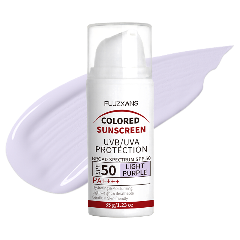 Spf 50 Waterproof Sunscreen - Açık Mor Renkli Güneş Koruyucu SPF