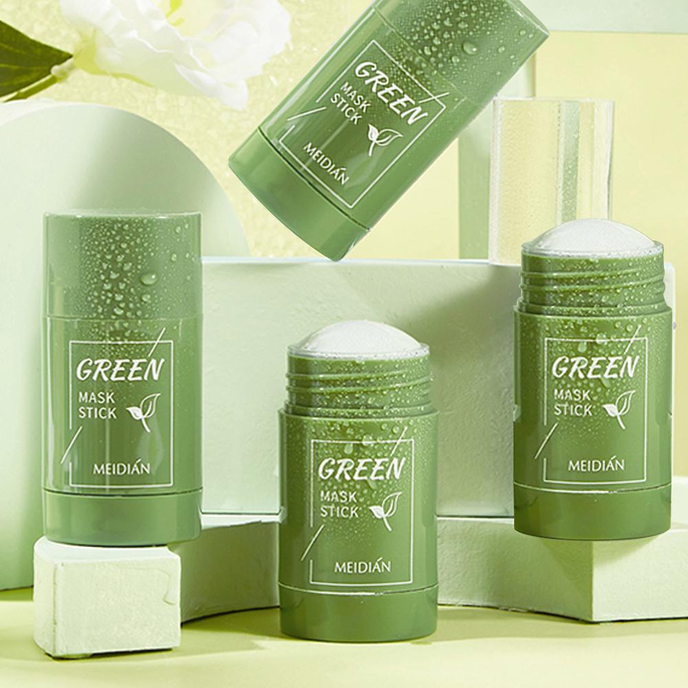 Green Tea Cleansing Clay Mask - Katı Yeşil Çay Yüz Maskesi Çubuğu