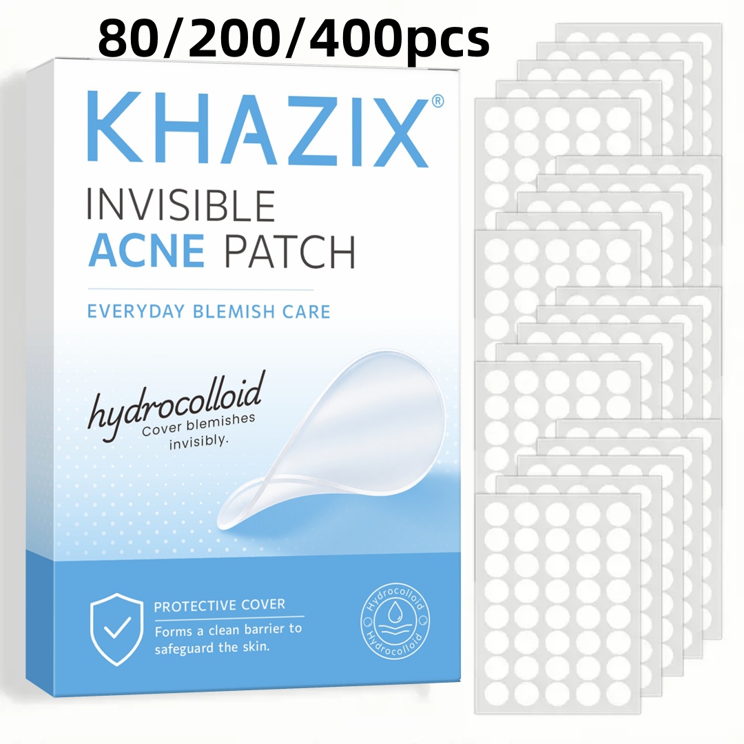 Hydrocolloid Pimple Patch - KHAZIX 80/200/400 Adet Hidrokolloid Sivilce Bandı,