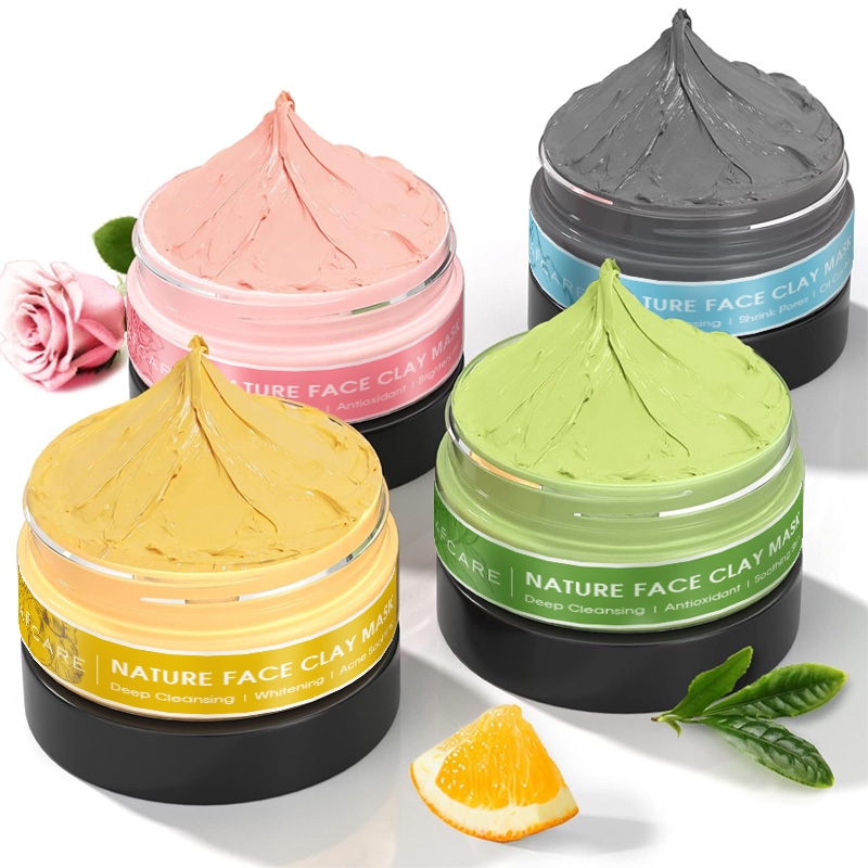 Green Tea Cleansing Clay Mask - 4 Adet Kil Yüz Maskesi Seti