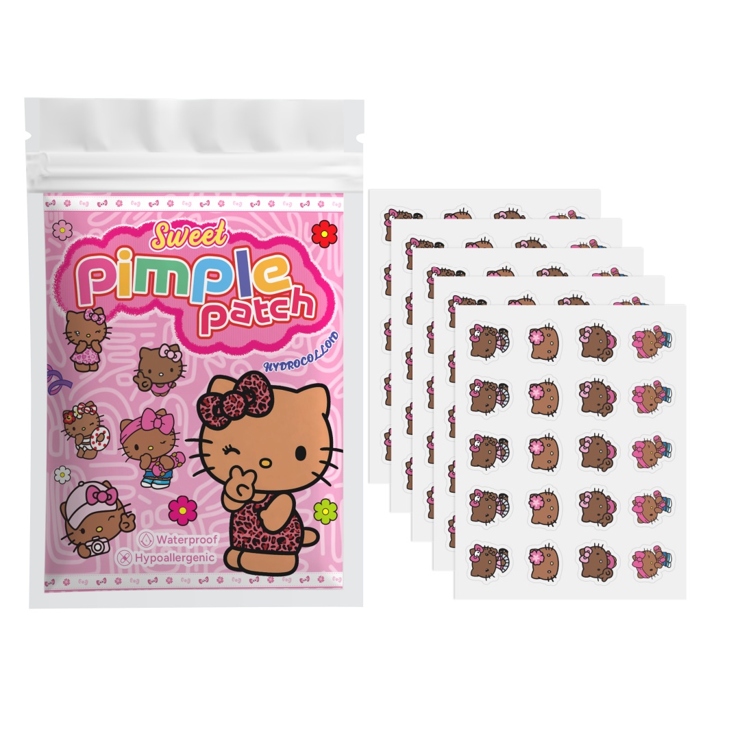 Hydrocolloid Pimple Patch - 100 adet hello kitty sivilce bantları,