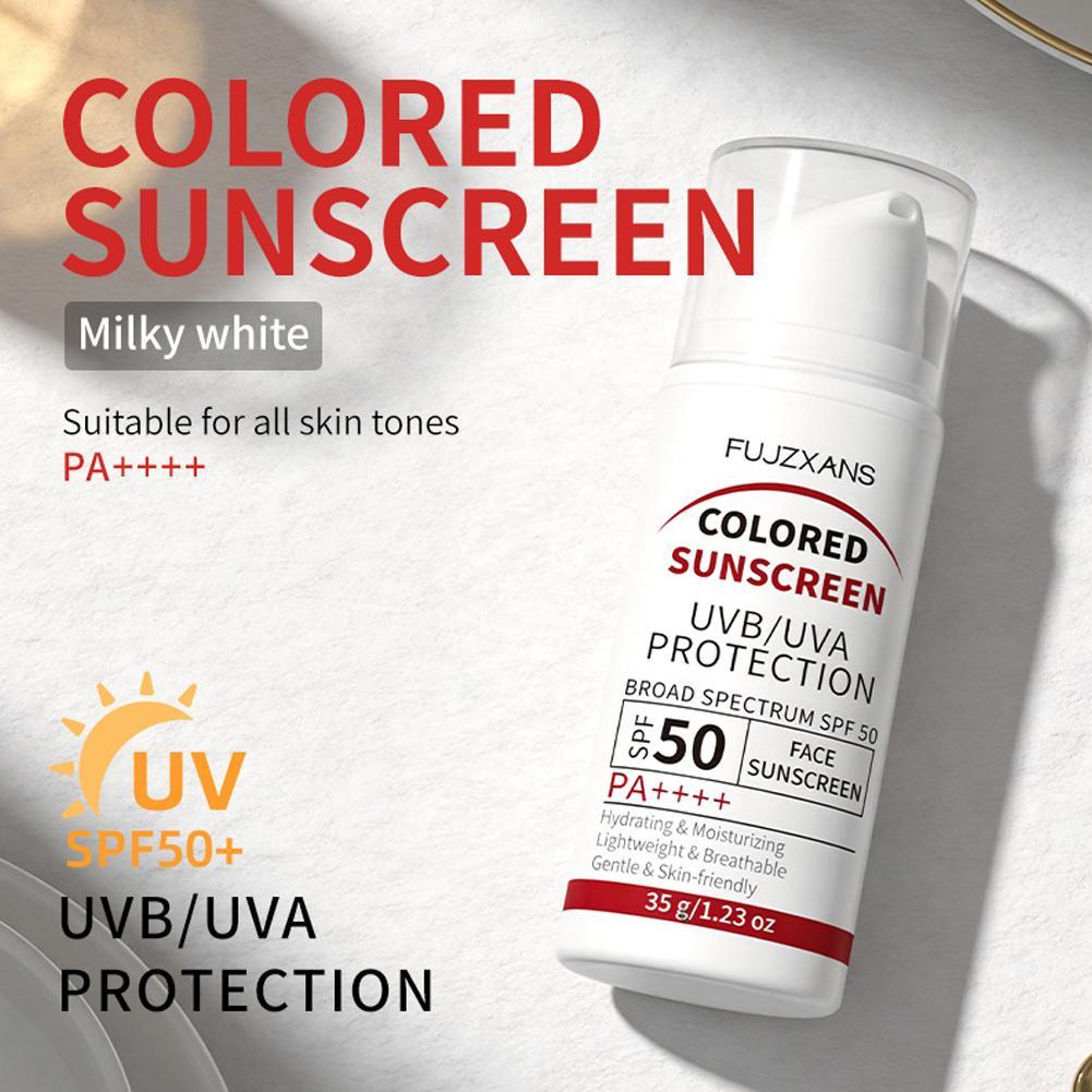 Spf 50 Waterproof Sunscreen - Çok Tonlu Renkli Güneş Kremi SPF50