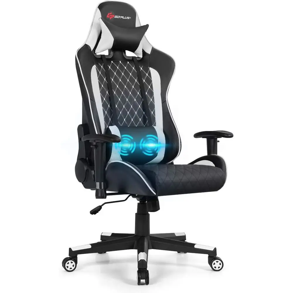 Massage - Ergonomik Ayarlanabilir Oyuncu Koltuğu, Masaj Özellikli,