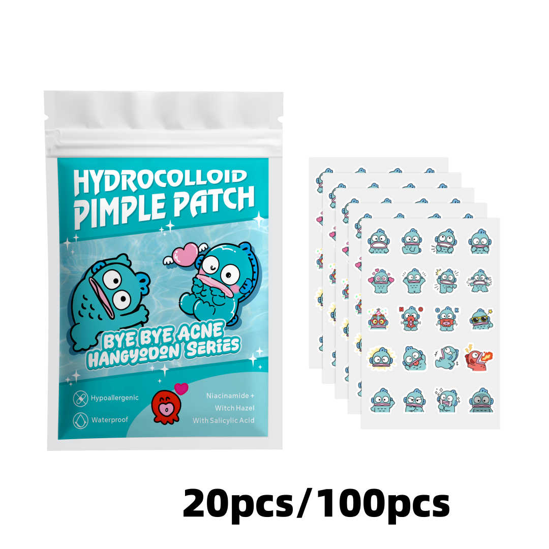 Hydrocolloid Pimple Patch - 20/100 adet hello kitty sivilce bantları,