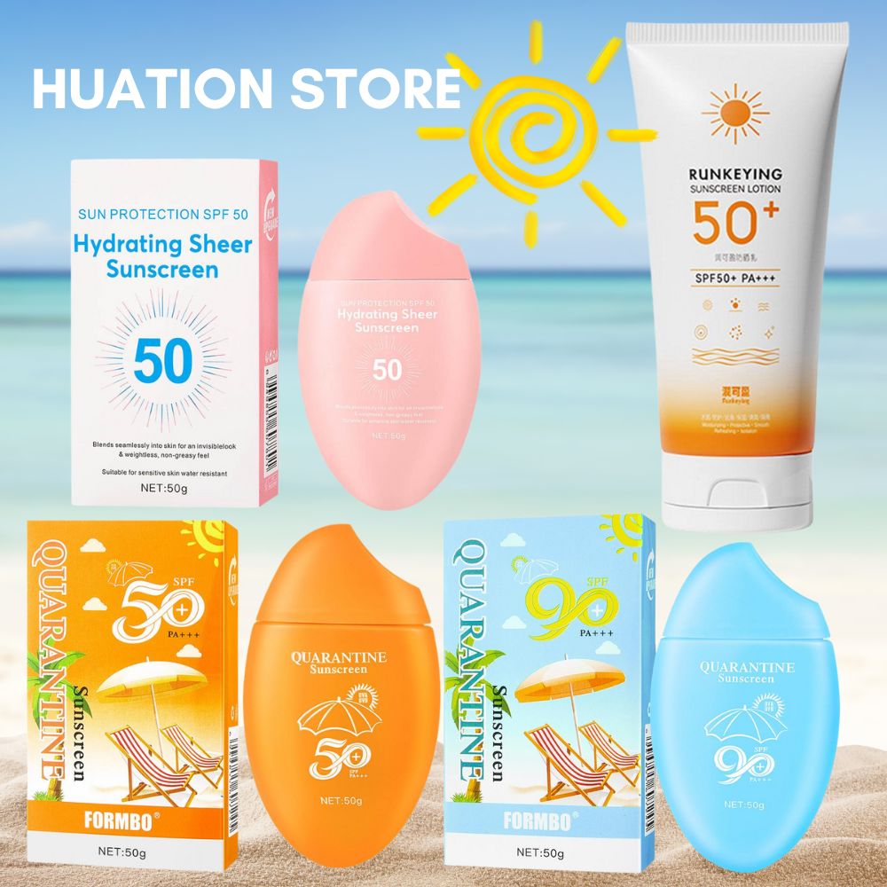 Spf 50 Waterproof Sunscreen - 50g Yüz Güneş Koruyucu SPF50 +