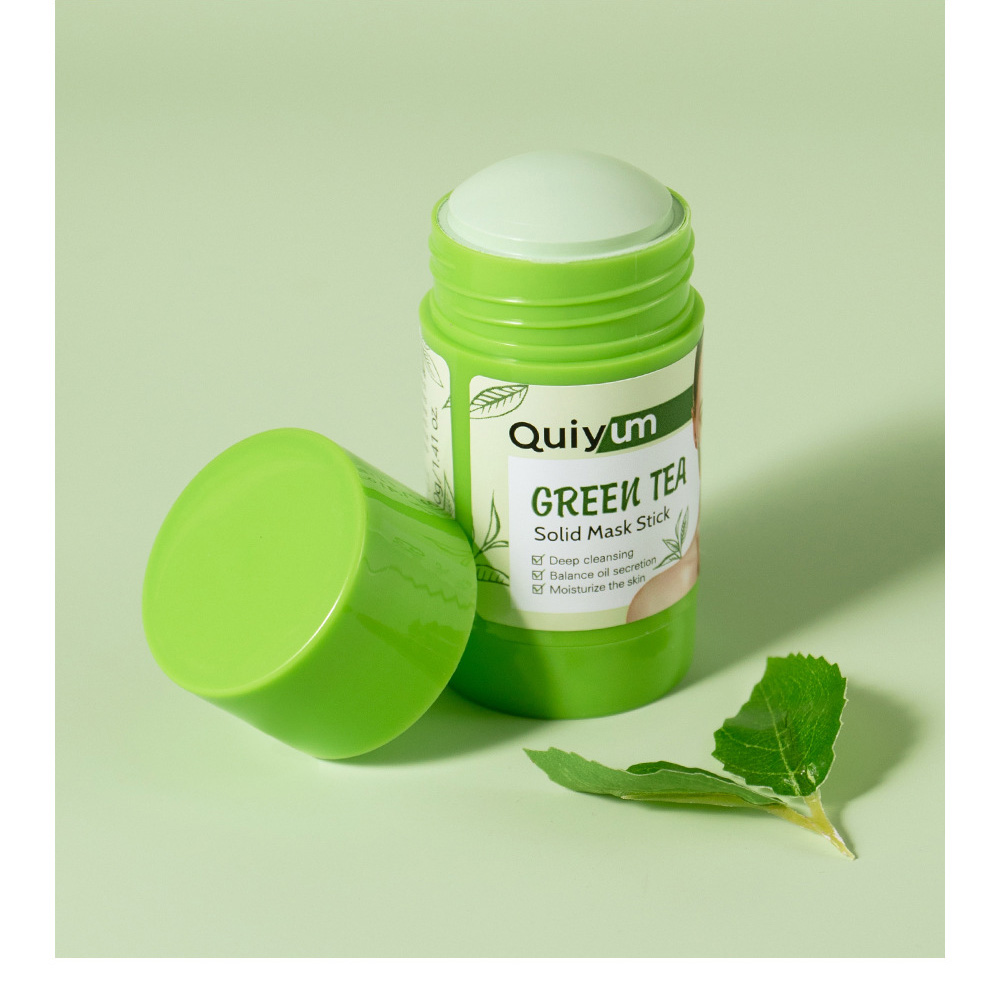 Green Tea Cleansing Clay Mask - QUIYUM Matcha Yeşil Çay Çamur Maske