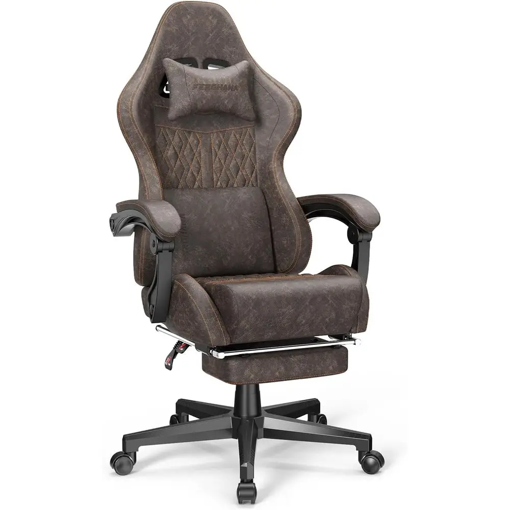 Massage - Masajlı Ergonomik Yüksek Sırtlı Oyun Koltuğu,