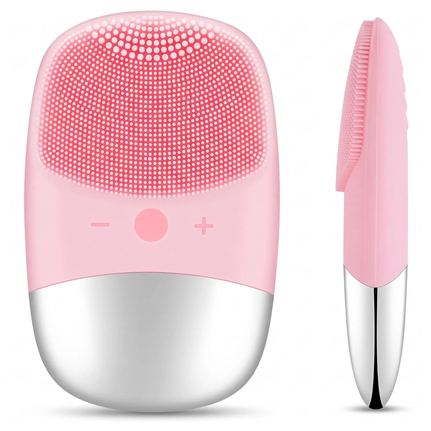 Silicone Face Scrubber Electric - Yüz Elektrikli Silikon Temizleme Fırçası, Ultrasonik