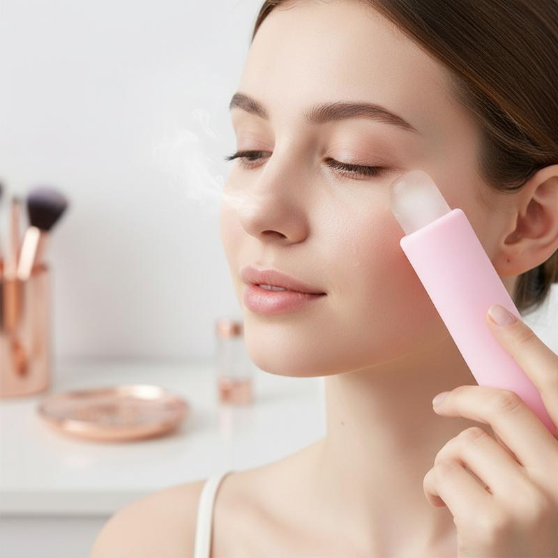 Face Ice Roller Puffiness - Silikon Küp Tepsi Şeklinde Buz Silindiri
