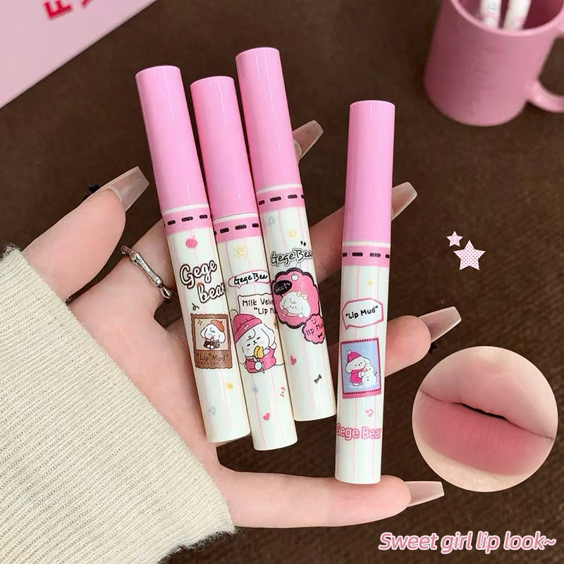 Gege Bear 6'lı Kadife Dudak Re - Matte Velvet Lip Tint Long Lasting incelemesi ve fiyatı