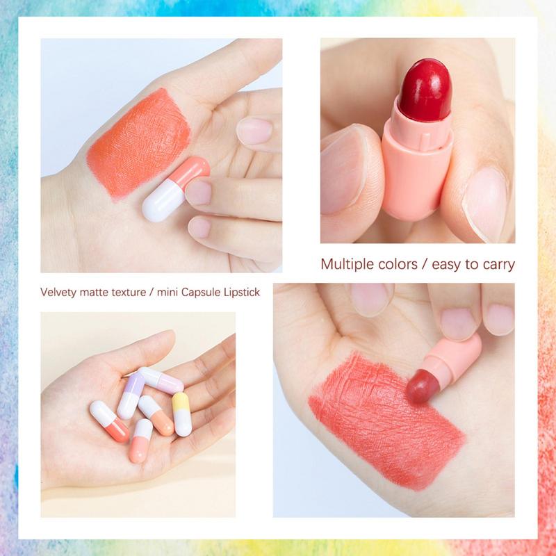 Mini ruj seti 6pcsWaterproof k - Matte Velvet Lip Tint Long Lasting incelemesi ve fiyatı