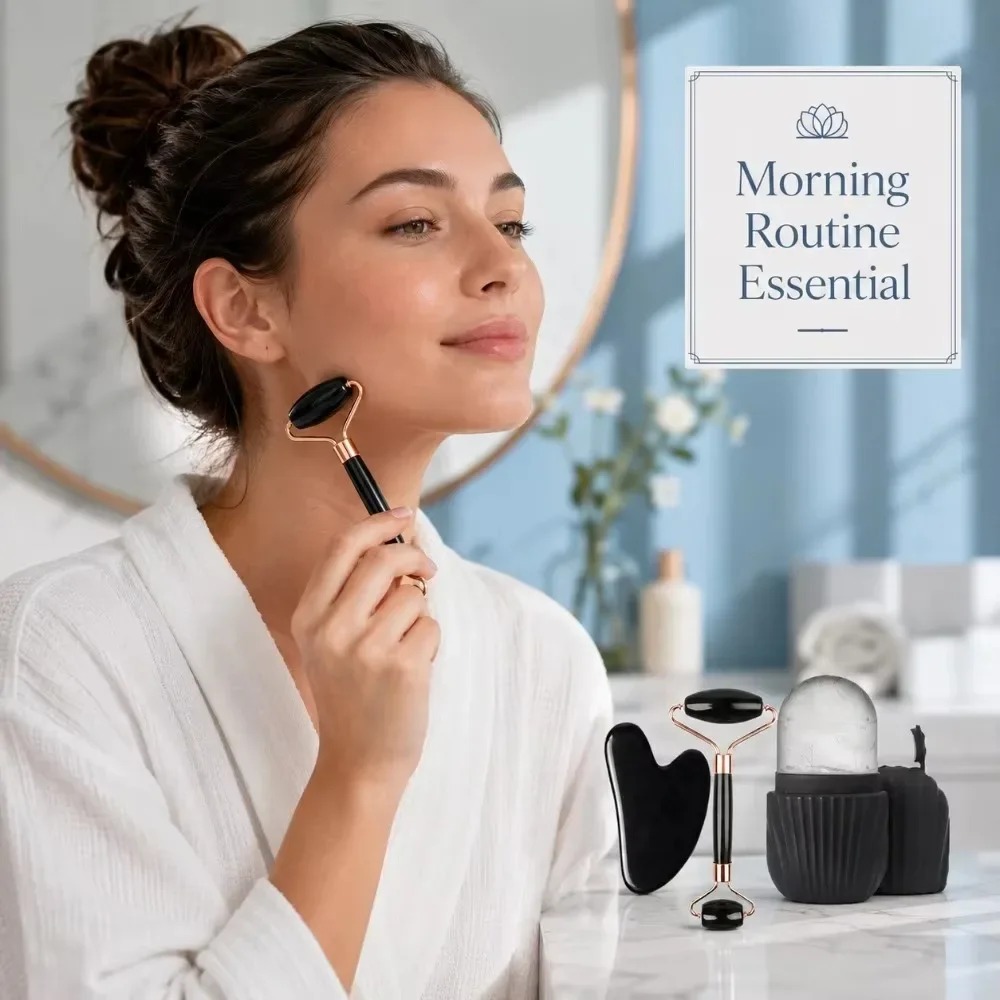 4/1 Adet Yüz Masaj Seti Çift B - Face Ice Roller Puffiness incelemesi ve fiyatı