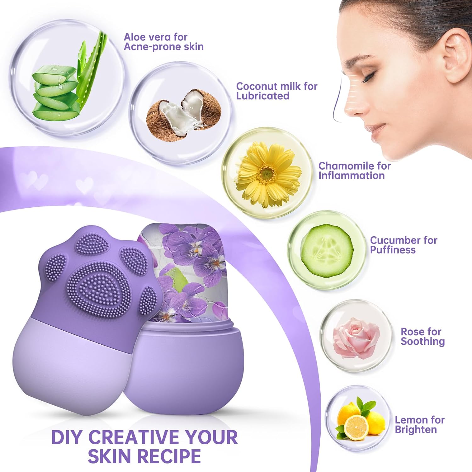 Cilt Bakımı için Yüz Buz Rulos - Face Ice Roller Puffiness incelemesi ve fiyatı