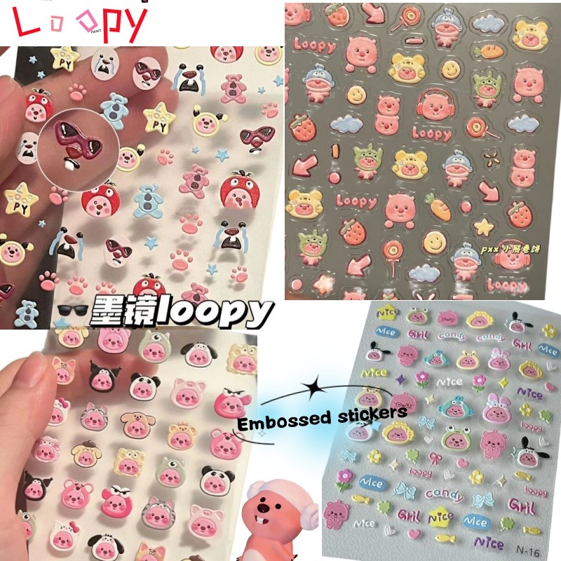 Loopy 3D kabartmalı çıkartma,  - Nail Art incelemesi ve fiyatı