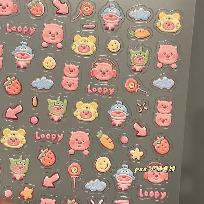 Loopy 3D kabartmalı çıkartma,  - Nail Art incelemesi ve fiyatı