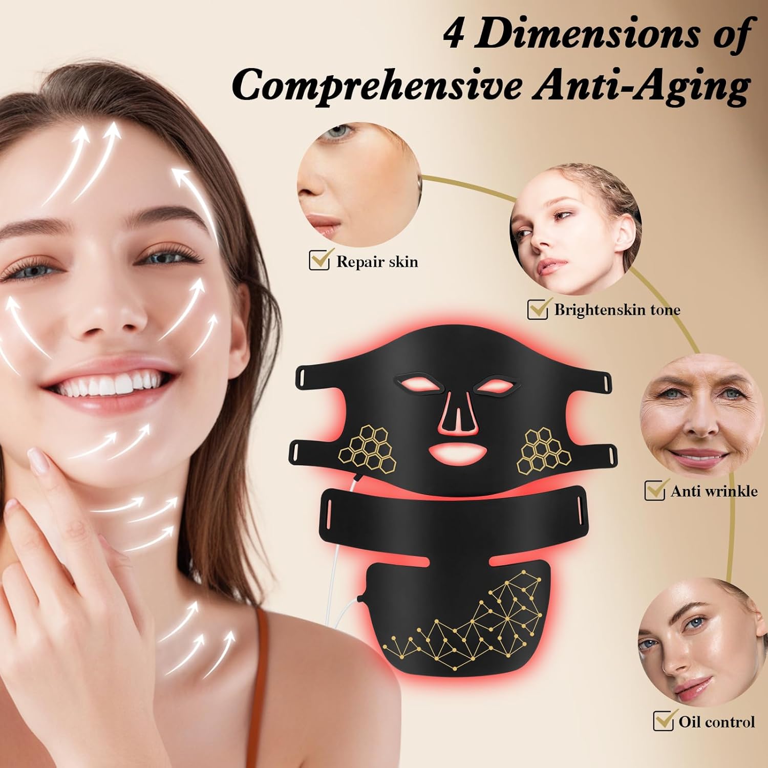 M100SIR Yakın Kızılötesi Işık  - Led Light Therapy Face Mask incelemesi ve fiyatı