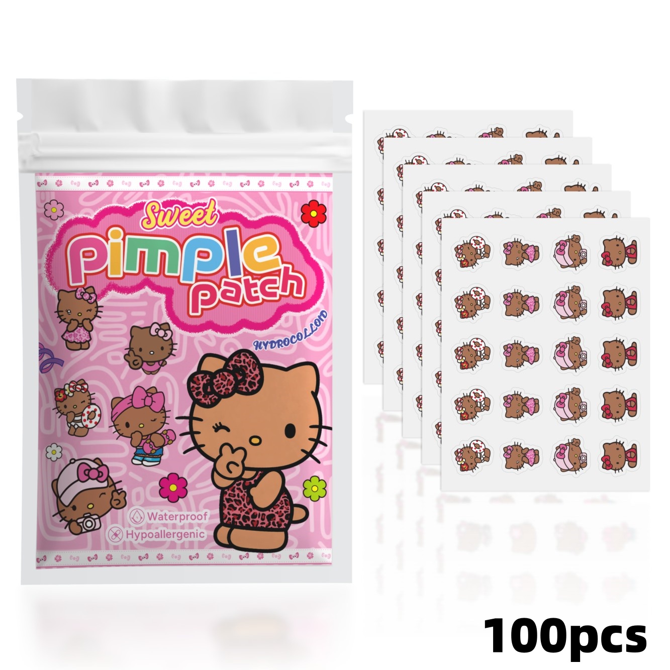 100 adet hello kitty sivilce b - Hydrocolloid Pimple Patch incelemesi ve fiyatı