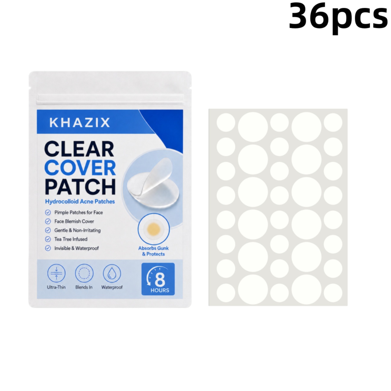 36 adet Şeffaf Sivilce Yamalar - Hydrocolloid Pimple Patch incelemesi ve fiyatı