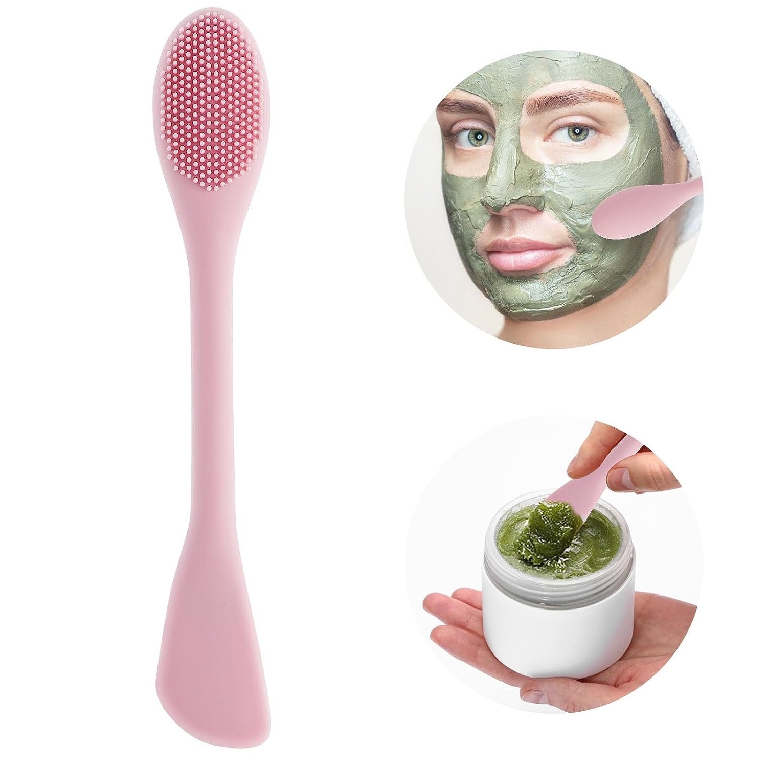 1 adet çift başlı silikon yüz  - Silicone Face Scrubber Electric incelemesi ve fiyatı