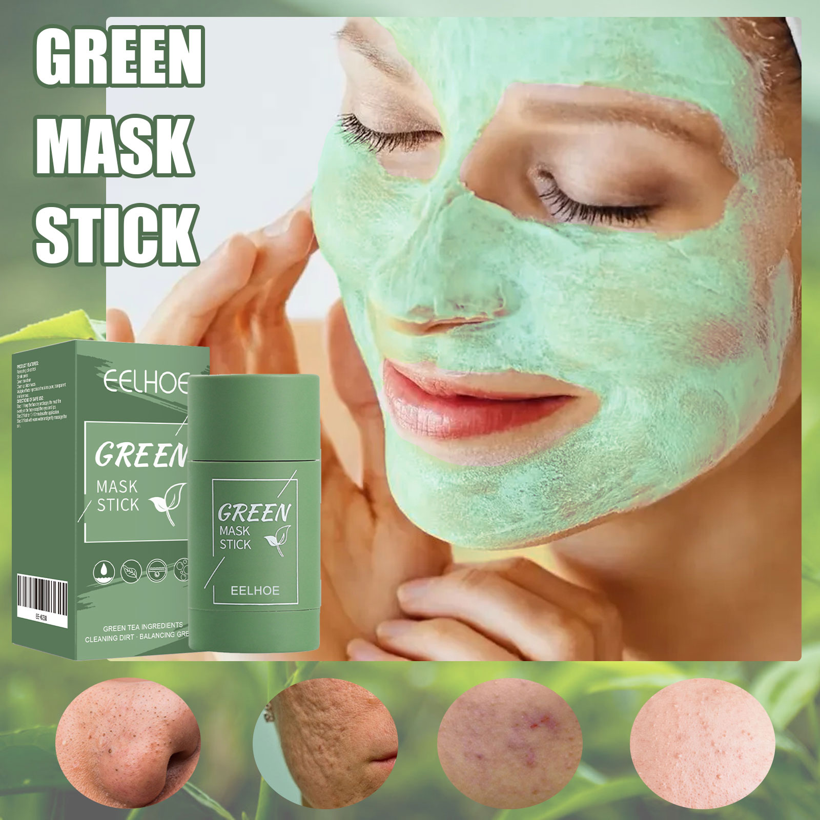 Yeşil Çay Katı Maske Stick - D - Green Tea Cleansing Clay Mask incelemesi ve fiyatı