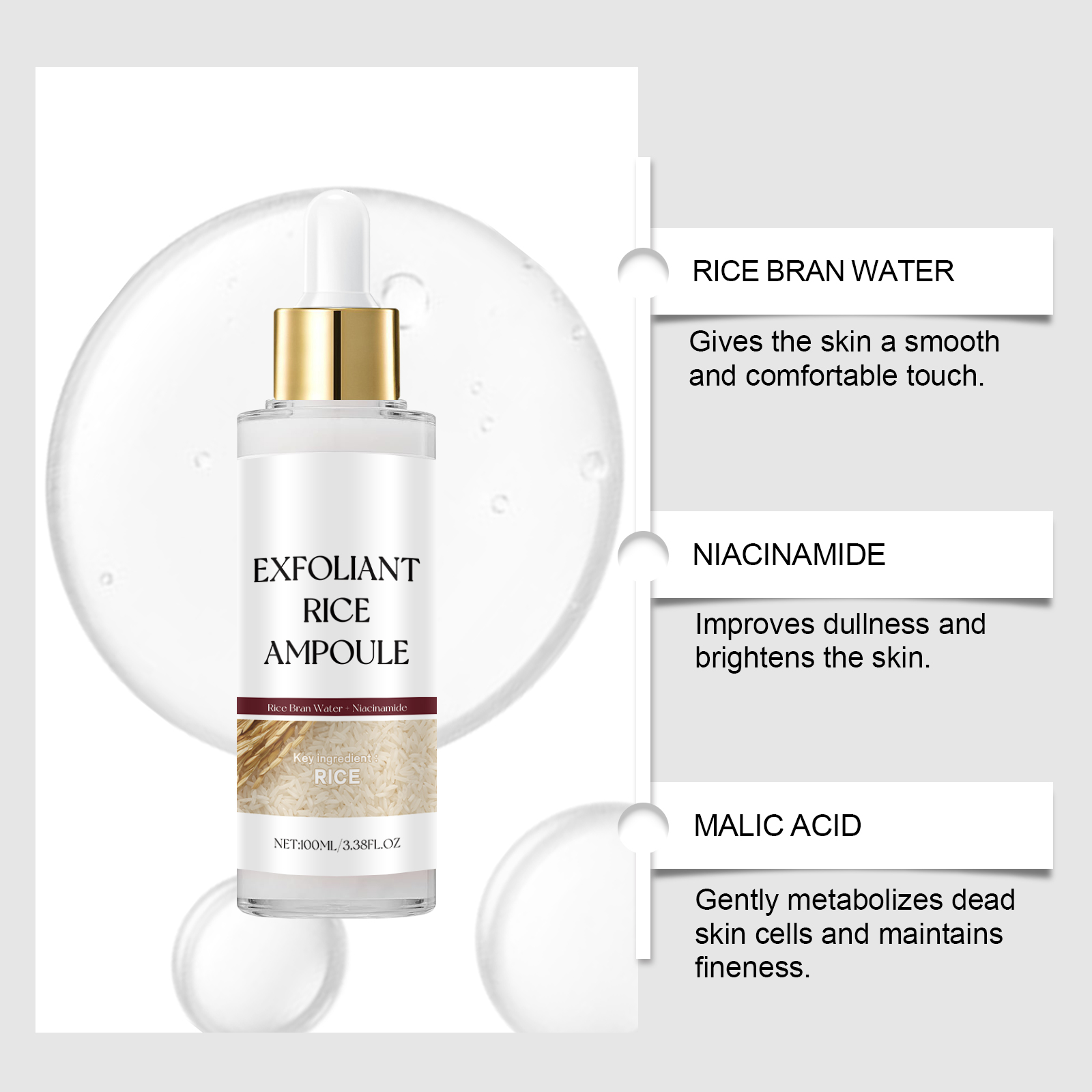 Pirinç Özlü Peeling Ampulü Yüz - Niacinamide Pore Shrinking Essence incelemesi ve fiyatı