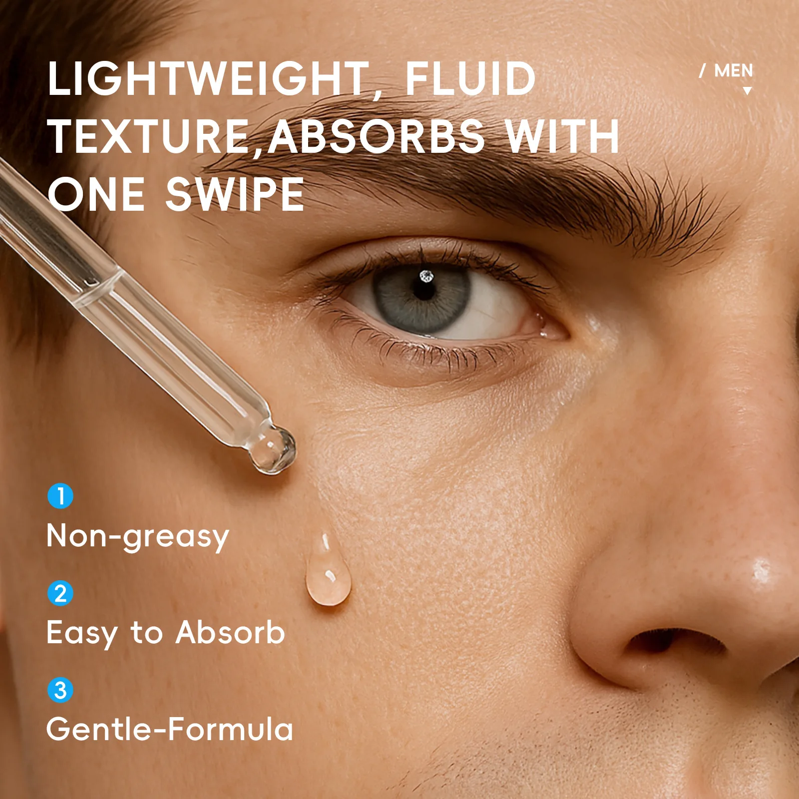 Erkekler için 30ml Yüz Serumu  - Hyaluronic Acid Facial Serum incelemesi ve fiyatı