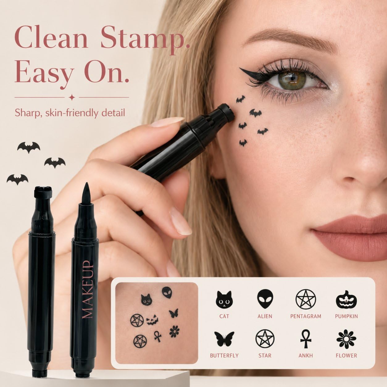 Cadılar Bayramı Çift Uçlu Damg - Waterproof Liquid Eyeliner Pen incelemesi ve fiyatı