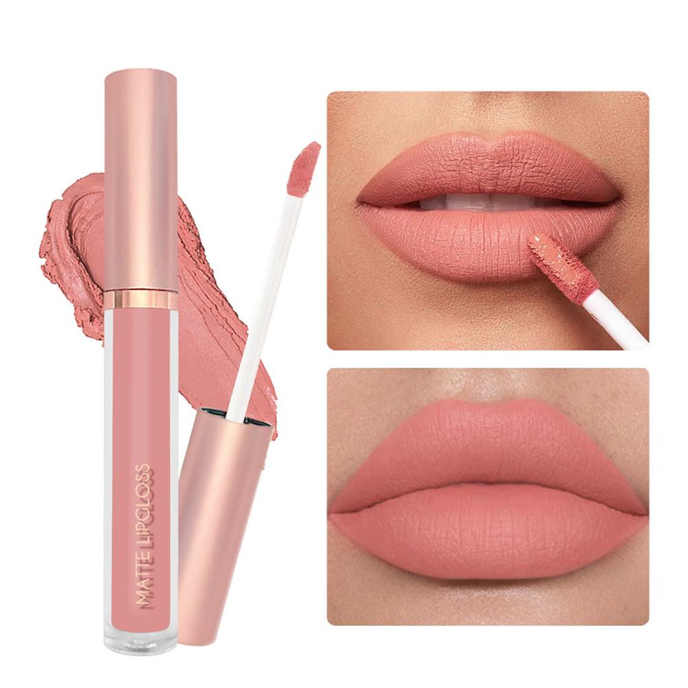 3 adet/takım Çıplak Dudak Parl - Matte Velvet Lip Tint Long Lasting incelemesi ve fiyatı