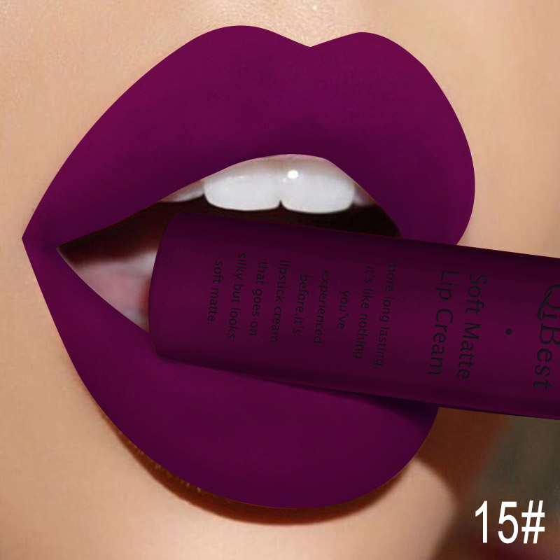 QIBEST Seksi Kadife Mat Dudak  - Matte Velvet Lip Tint Long Lasting incelemesi ve fiyatı