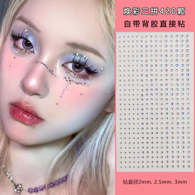 Beyaz Rhinestone'lar 2mm 3mm 4 - Nail Art incelemesi ve fiyatı