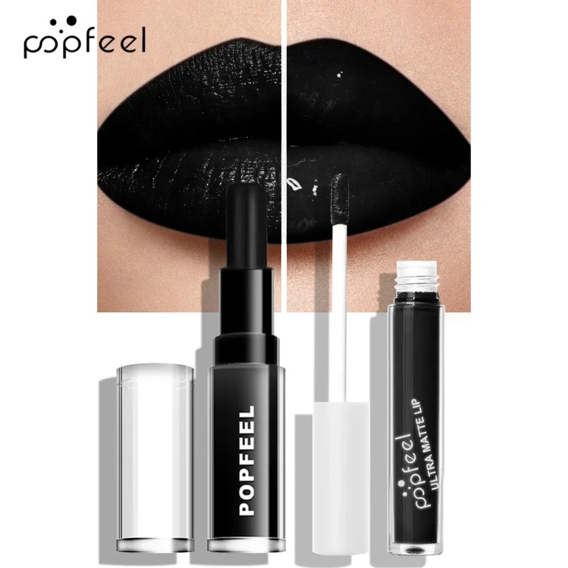 Punk Mat Siyah Sıvı Ruj Su Geç - Matte Velvet Lip Tint Long Lasting incelemesi ve fiyatı