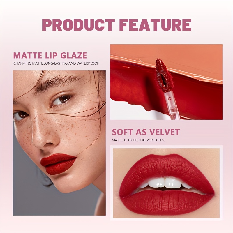 1 adet Suya Dayanıklı Mat Kadi - Matte Velvet Lip Tint Long Lasting incelemesi ve fiyatı