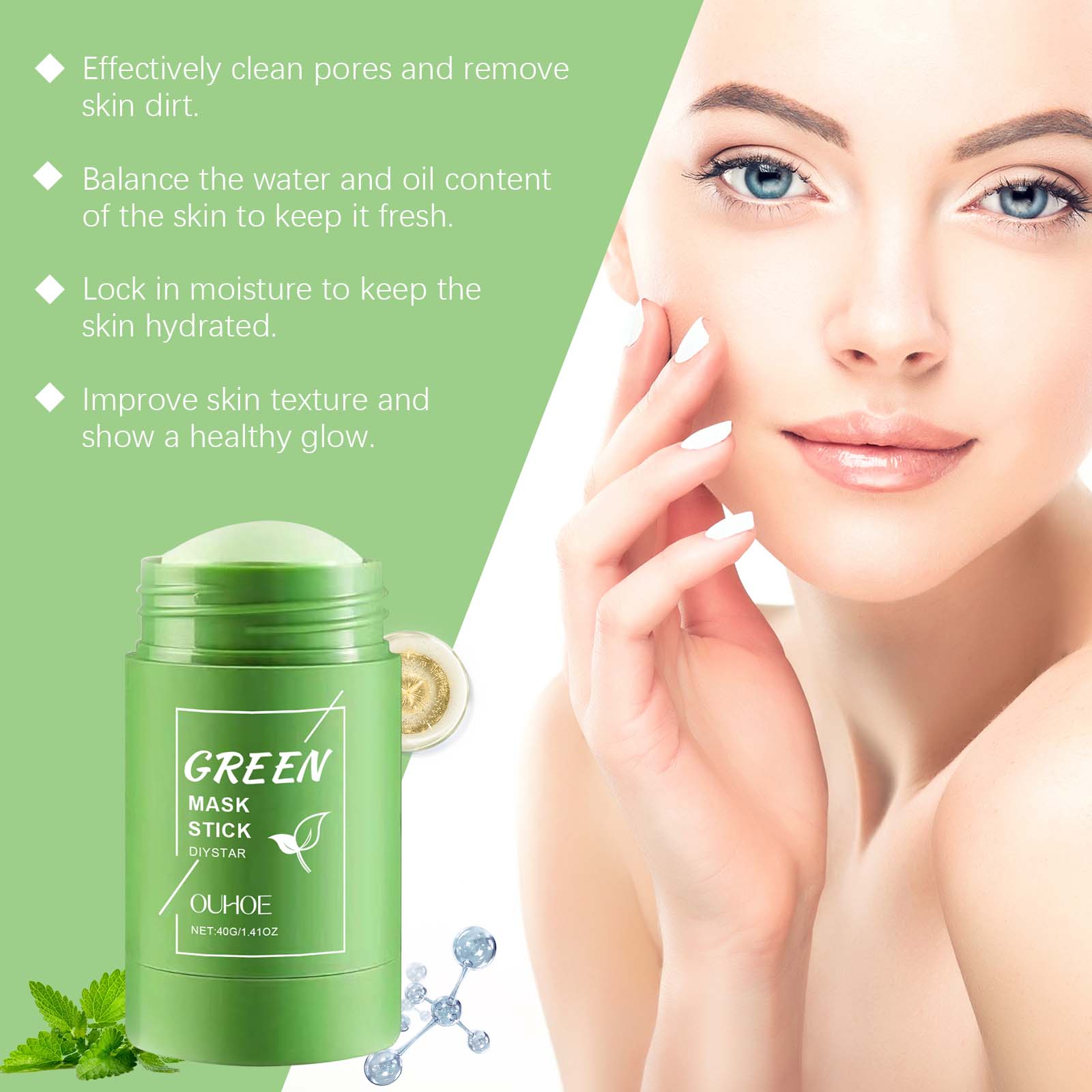 1 ~ 5 adet yeşil çay kil çubuğ - Green Tea Cleansing Clay Mask incelemesi ve fiyatı