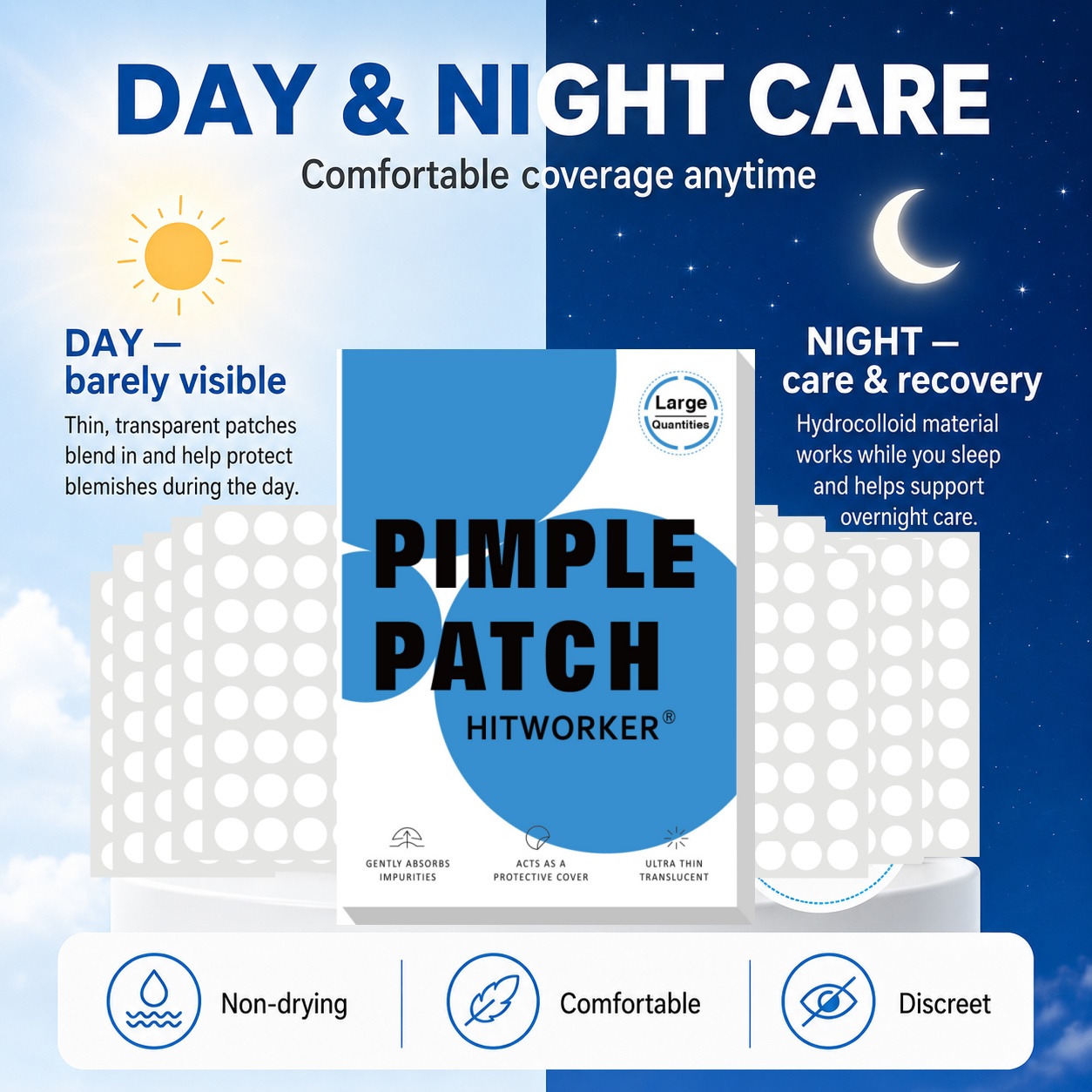 800 Adet Hidrokolloid Akne Siv - Hydrocolloid Pimple Patch incelemesi ve fiyatı