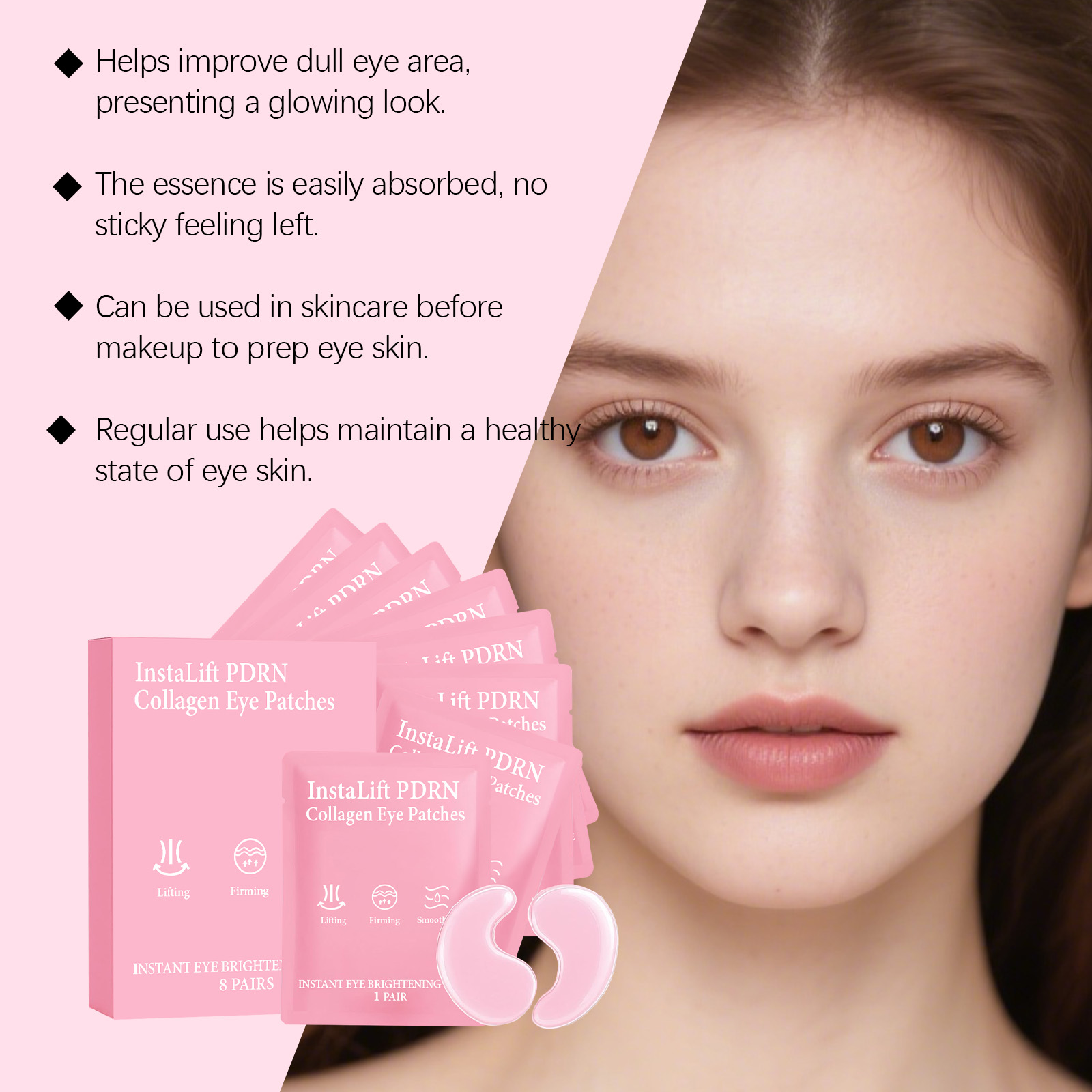 Instalift PDRN Kolajen Göz Mas - Collagen Under Eye Patches incelemesi ve fiyatı