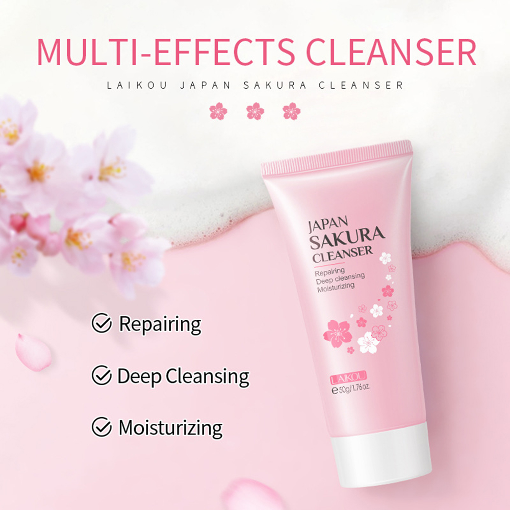 LAIKOU 8 adet Sakura yüz cilt  - Hyaluronic Acid Facial Serum incelemesi ve fiyatı